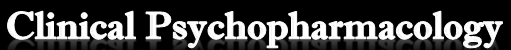 Clinical Psychopharmacology